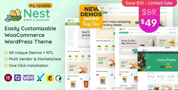 Nest – Grocery Store WooCommerce WordPress Theme – 37772027