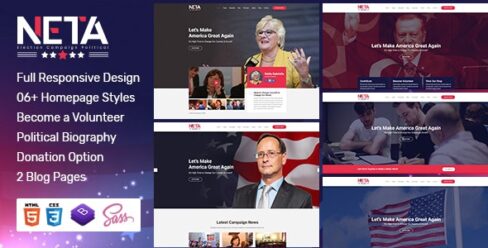 Neta – Election Campaign And Political Candidate HTML Template – 28904190