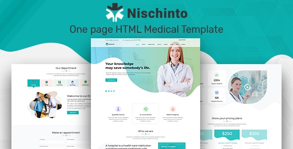 Nischinto – Medical Landing Page HTML Template – 27709347