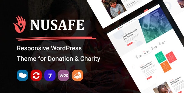 Nusafe - Responsive WordPress Theme for Donation & Charity - 26355978