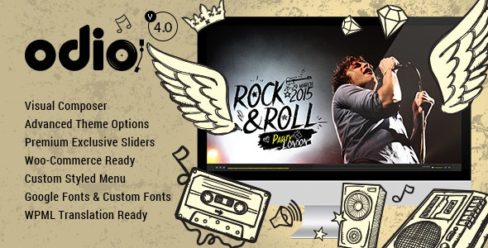 Odio – Music WP Theme For Bands, Clubs, and Musicians – 10523423