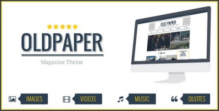 OldPaper - Ultimate Magazine & Blog Theme - 7431822