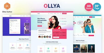 Ollya - Dating and Community Site Template - 36770817