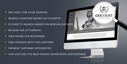 Online Lawyer Booking Solutions - GOCOURT - 17787763