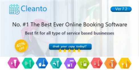Online bookings management system for maid services and cleaning companies – Cleanto – 18397969