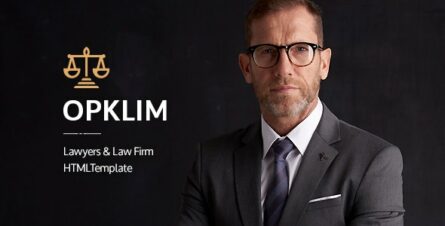 Opklim - Lawyer and Law Firm HTML Template - 25596060