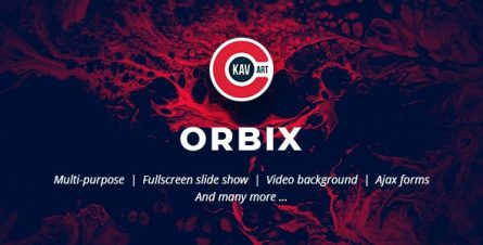 Orbix - Creative Multi-Purpose Template - 23329700