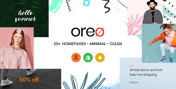 Oreo Minimal Clean Shopify Theme – 22264403