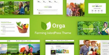 Orga - Organic Farm & Agriculture WordPress Theme - 21662874