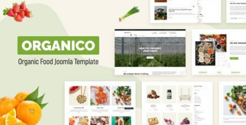 Organico – Nutritionist Food & Farm Joomla 4 Template – 37387795