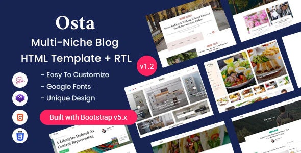 Osta – Multi-Purpose Blog HTML Template – 27552317