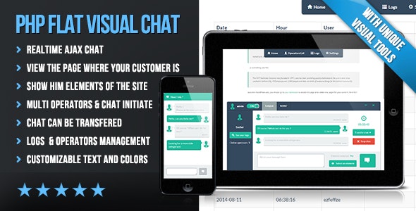 PHP Flat Visual Live Chat – 8641929