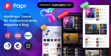 Papr - News Magazine WordPress Theme - 24730139