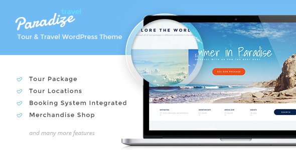 Paradize – WordPress Tour/Travel Theme – 15777237