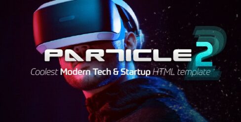 Particle – Modern Tech & Startup HTML Template – 20078383