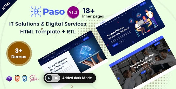 Paso – IT Solutions & Digital Services HTML Template – 26530846