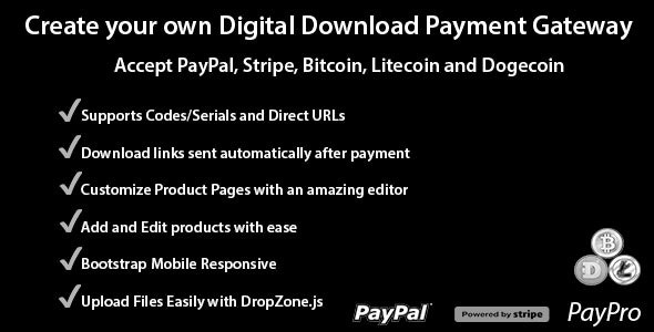PayPro – Your Own Digital Download Payment Gateway – 11905994