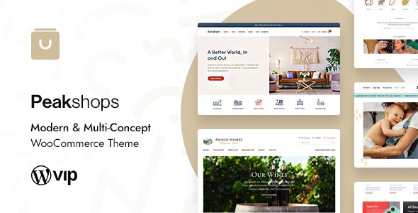 PeakShops - Modern & Multi-Concept WooCommerce Theme - 26312835