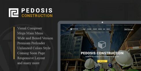 Pedosis – Construction Responsive WordPress Theme – 11585215