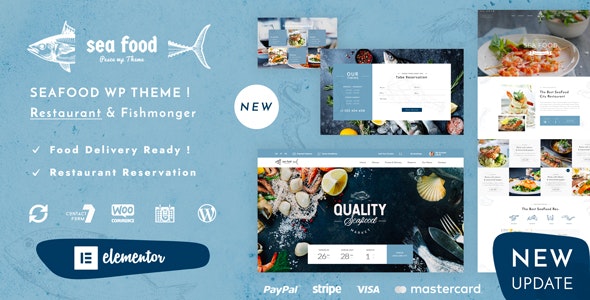 Pesce – Seafood Restaurant WordPress Theme – 31615985