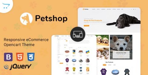 PetShop – Responsive Food Pet Store OpenCart 3 Theme – 32186250