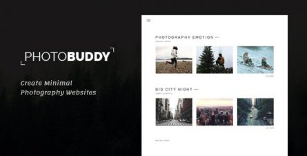 PhotoBuddy - Photography HTML Template - 19471115