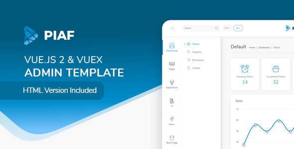Piaf - Vue Admin Template - 23160320