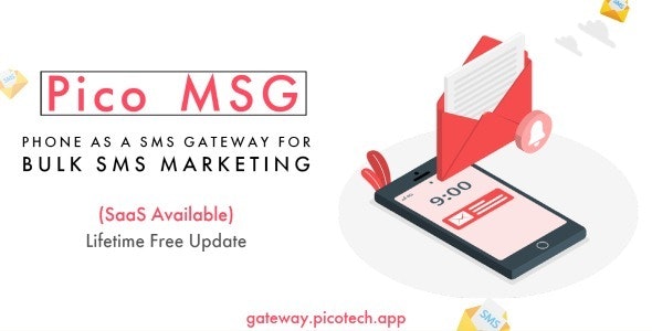 PicoMSG – Phone As an SMS Gateway For Bulk SMS Marketing – 37780522