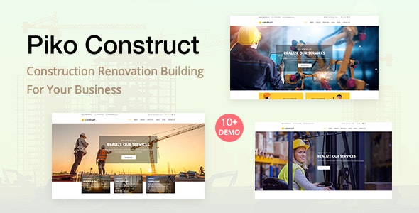 Piko-construct – Construction WordPress Theme – 19509429