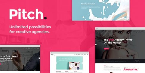 Pitch – Digital Agency & Freelancer Theme – 13111699