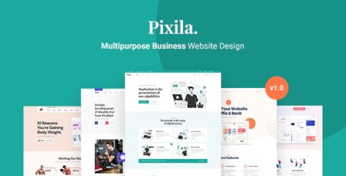 Pixila – Creative Multipurpose HTML Template – 34297449