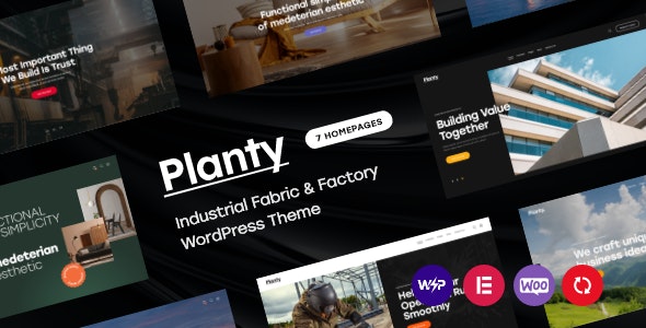 Planty - Industrial Fabric & Factory WordPress Theme - 38355217