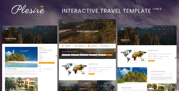 Plesire – Interactive Travel Template – 22327164