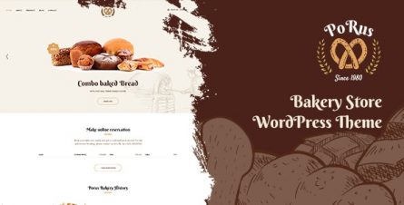 Porus - Bakery Store WordPress Theme - 24527307