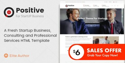 Positive – Consulting and Professional Services HTML Template – 19377660