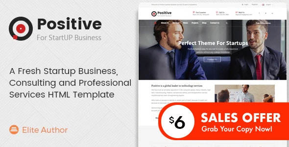 Positive - Consulting and Professional Services HTML Template - 19377660