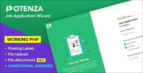 Potenza – Job Application Form Wizard – 26079630