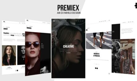 Premiex - One Page Portfolio WordPress Theme - 38838859