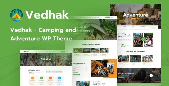 Camping and Adventure WordPress Theme