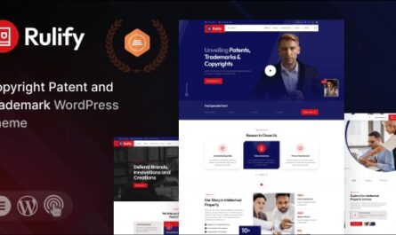 Intellectual Property Consultancy Law Firm WordPress Theme