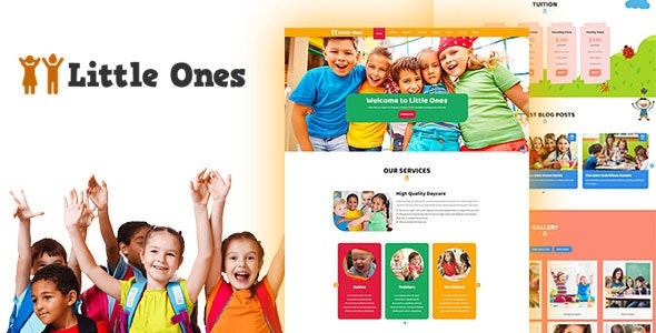 Little Ones – One Page Children/Daycare WordPress Theme – 20705285