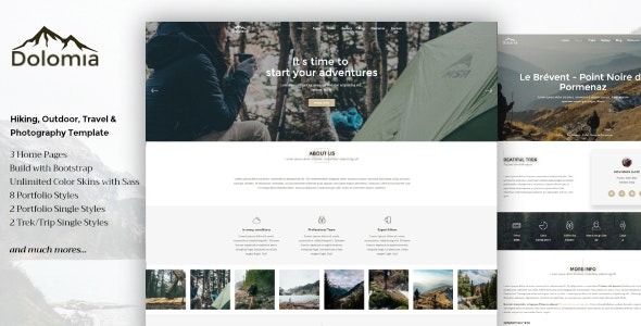 Dolomia – Hiking, Outdoor, Mountain Guide WordPress Theme – 20086652