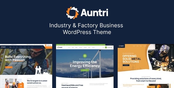 Auntri – Industry & Factory WordPress Theme – 40603398