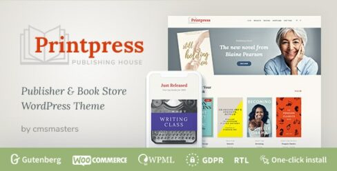 Printpress – Book Publishing WordPress Theme – 24014694