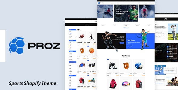 Proz - Sports Store Shopify Theme - 26259510