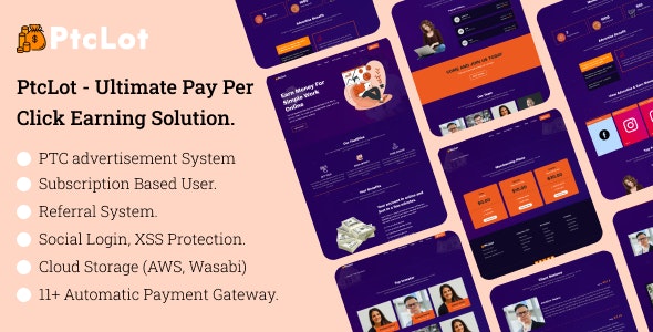 PtcLot – Ultimate Pay Per Click Earning Solution – 38248491