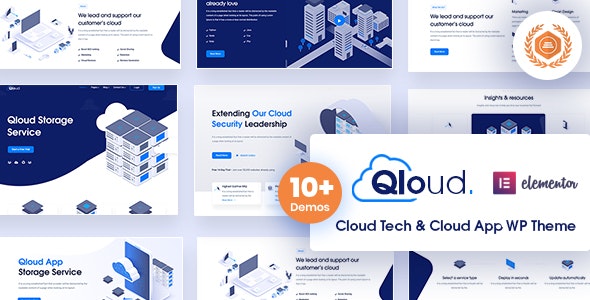 Qloud – Cloud Computing, Apps & Server WordPress Theme – 25824673