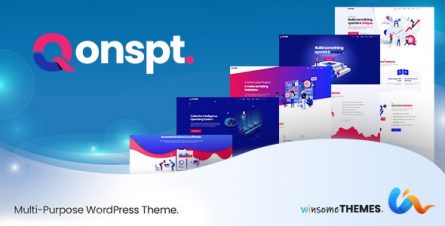 Qonspt - Isometric MultiPurpose WordPress Theme - 24146067