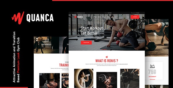 Quanca | Premium Gym Club HTML Template – 29342298
