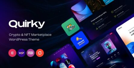 Quirky - NFT, Token & Blockchain WCFM Marketplace WordPress Theme - 37606693